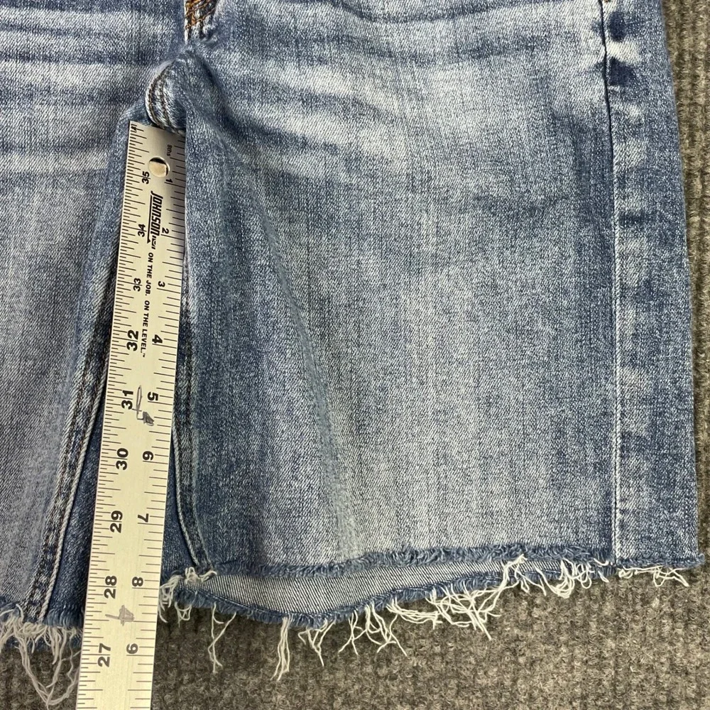 American Eagle Denim Shorts Lot Women 6 Blue Baggy Bermuda Distressed Cutoff 2pk